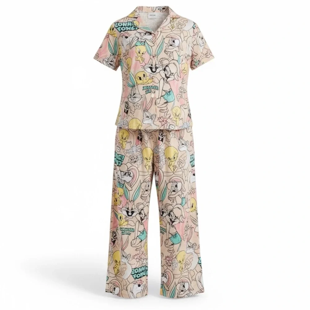 Justice x Looney Tunes Girls Pajama Set – Size XS (5/6) NWT - Picture 1 of 8
